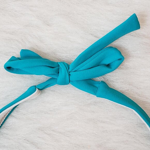 Victoria's Secret Small Beach Sexy Turquoise Caribe Floral Boho Bikini Swim Suit - Picture 7 of 16